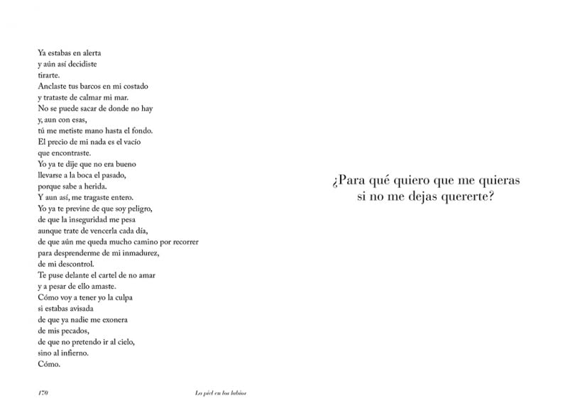 LA PIEL EN LOS LABIOS
