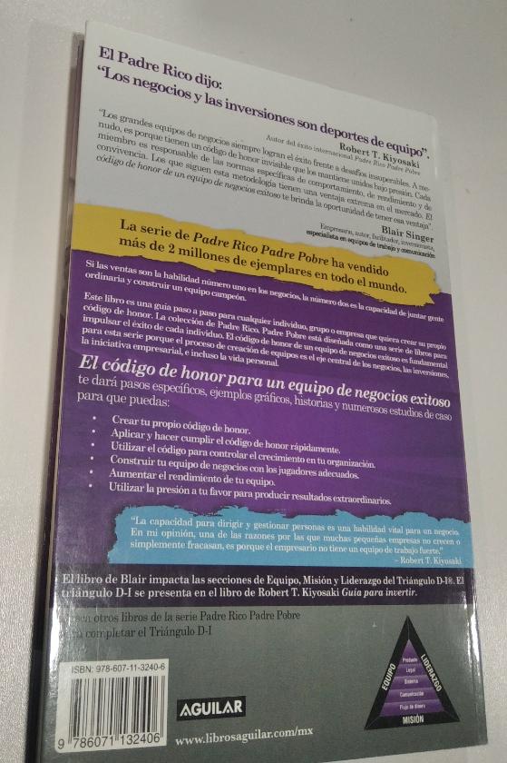 El código de honor de un equipo de negocios exitoso